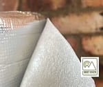 SmartTheneFoil insulation showing inner foam layer and outer reflective foil for high‑performance cooler bags