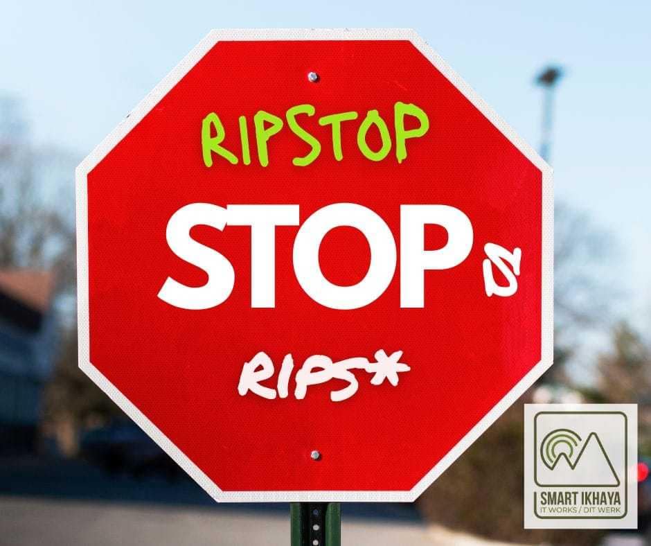 Ripstop stops rips from spreading